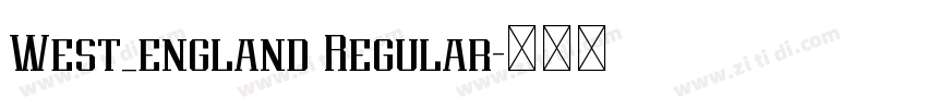 West_england Regular字体转换 West_england Regular字体转换